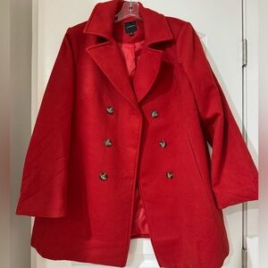 double breasted pea coat